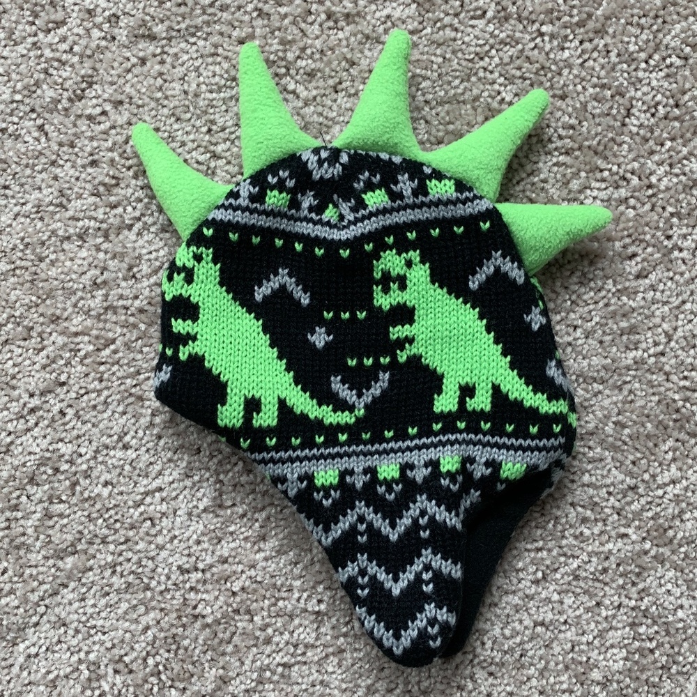 Cute Baby Dinosaur Winter Hat Cap with Spikes